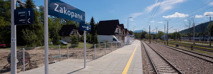Stacja kolejowa Zakopane Spyrkówka fot. Arkadiusz Mstowski Ermat Group
